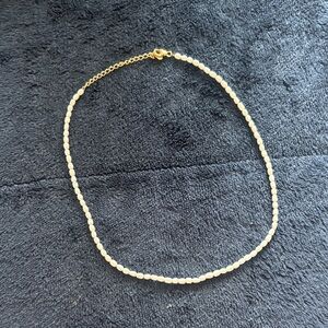 Mejuri mini pearl necklace